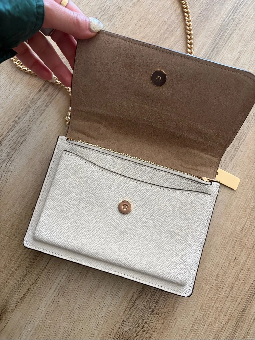 Coach crossbody cream